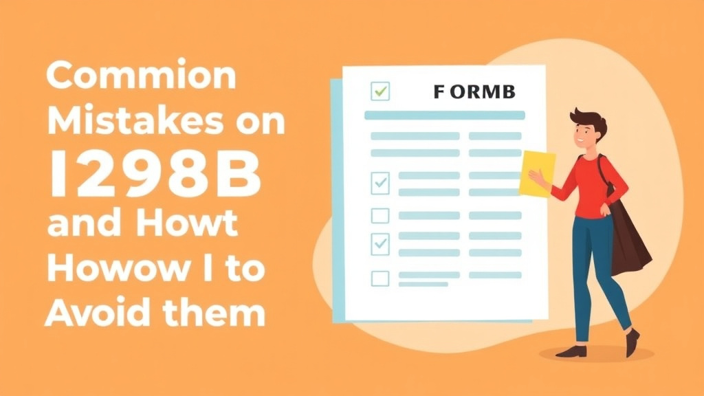 Visual overview of common Mistakes on Form I-290B and How to Avoid Them with key concepts highlighted