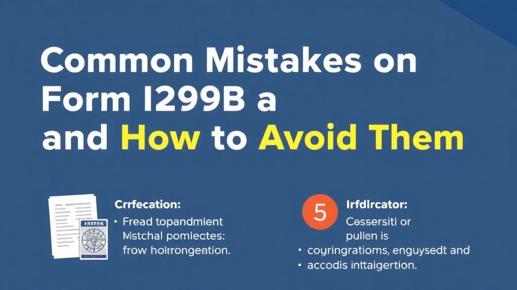 Hands-on guide visualization for common Mistakes on Form I-290B and How to Avoid Them