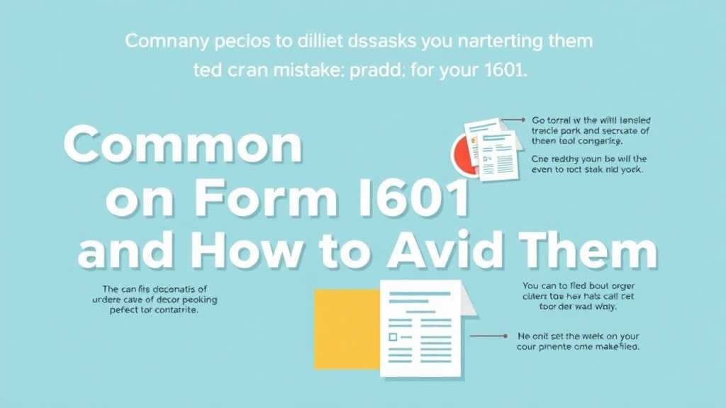 Hands-on guide visualization for common Mistakes on Form I-601 and How to Avoid Them