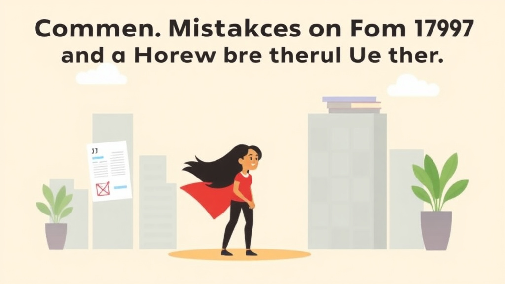 Detailed visual representation of common Mistakes on Form I-797 and How to Avoid Them