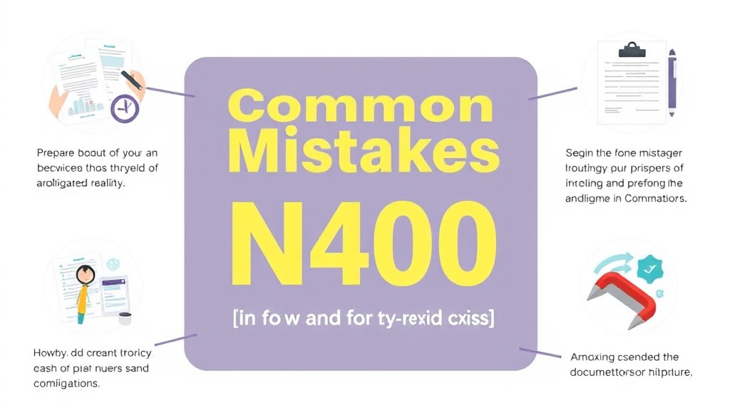 Practical checklist visual for common Mistakes on Form N-400 and How to Avoid Them