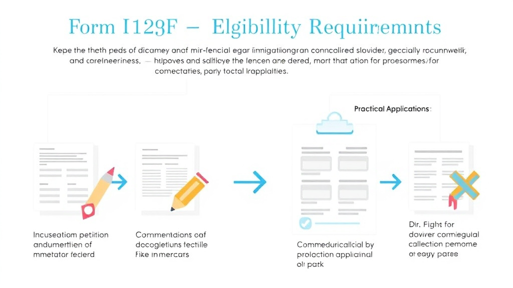 Action-oriented illustration showing how to apply form I-129F Eligibility Requirements Explained
