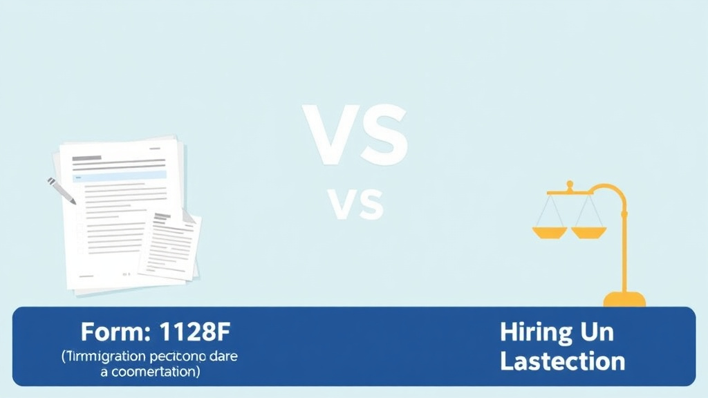 Practical checklist visual for form I-129F vs Hiring a Lawyer: Cost Comparison