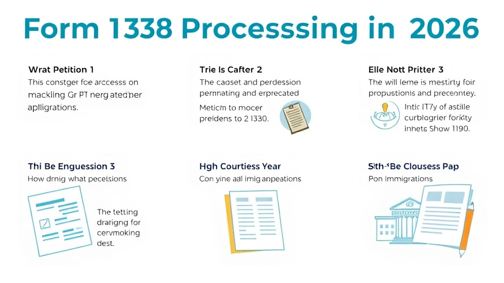 Real-world application diagram for form I-130 Processing Times in 2026