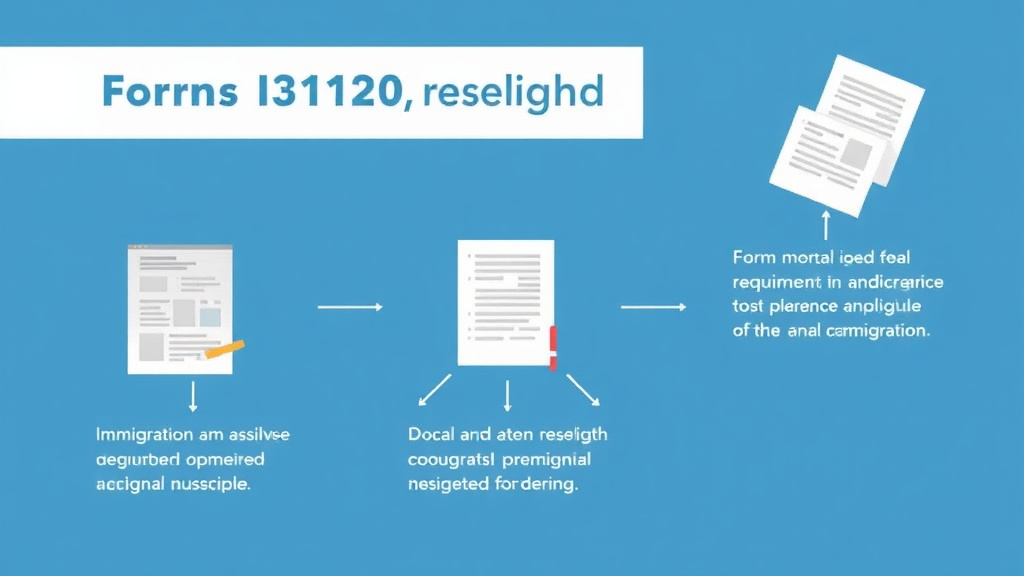 Process flow illustration for putting form I-131 Eligibility Requirements Explained into action
