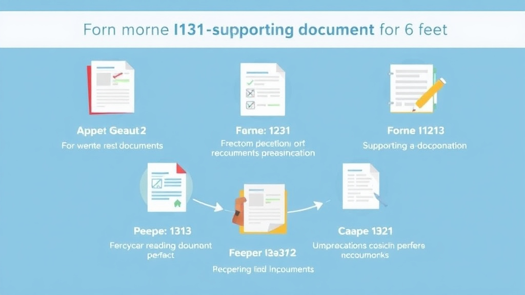 Real-world application diagram for form I-131 Supporting Documents You Need