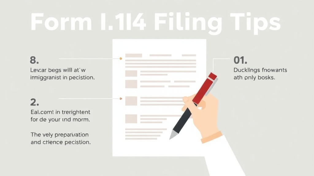 Step-by-step visual guide for implementing form I-140 Filing Tips From Document Prep Experts