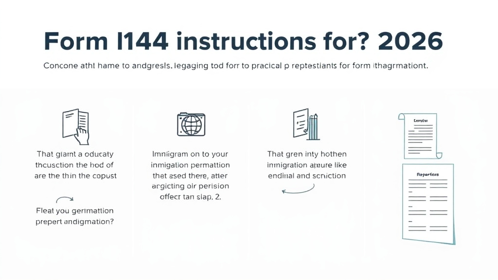 Process flow illustration for putting form I-140 Instructions for 2026 into action