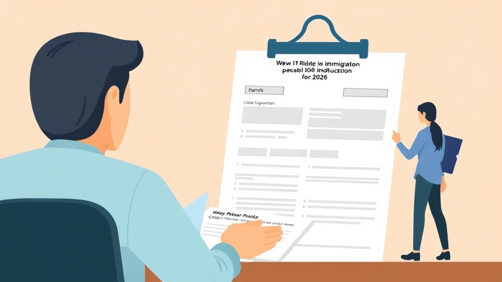 Detailed visual representation of form I-20 Instructions for 2026