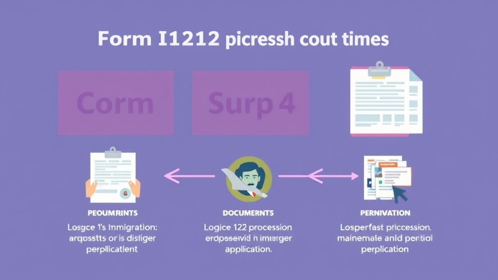 Practical checklist visual for form I-212 Processing Times in 2026