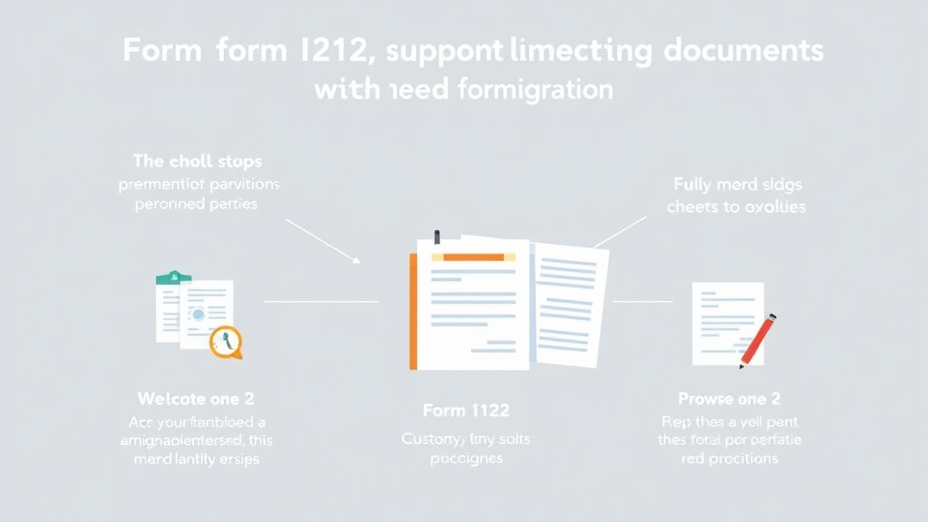 Process flow illustration for putting form I-212 Supporting Documents You Need into action