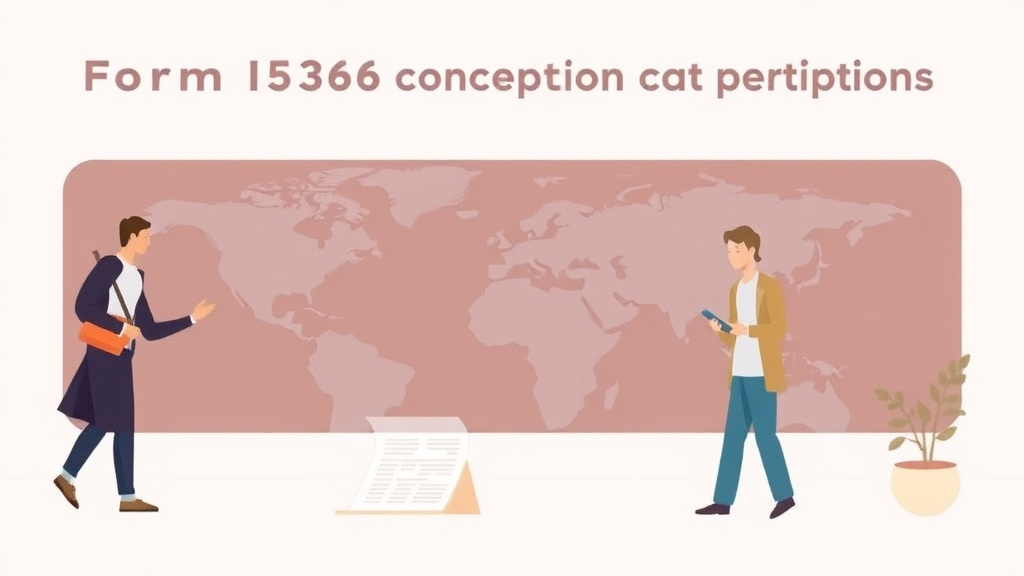 A professional illustration depicting form I-526 Eligibility Requirements Explained