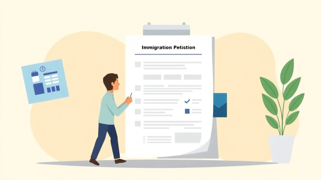 Detailed visual representation of form I-526 Instructions for 2026