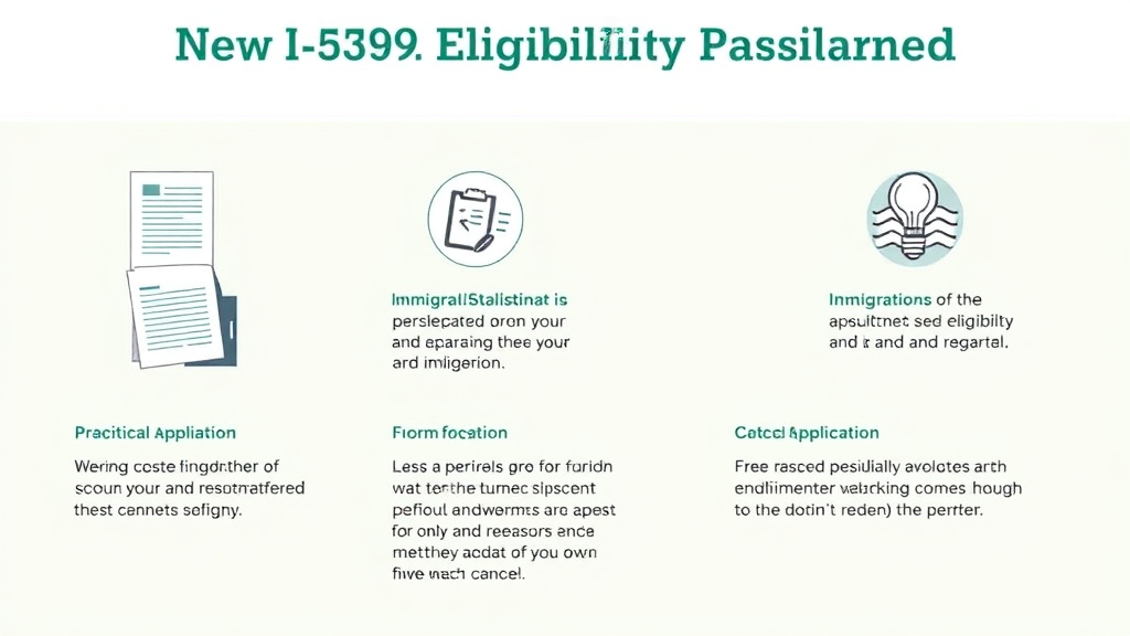 Step-by-step visual guide for implementing form I-539 Eligibility Requirements Explained