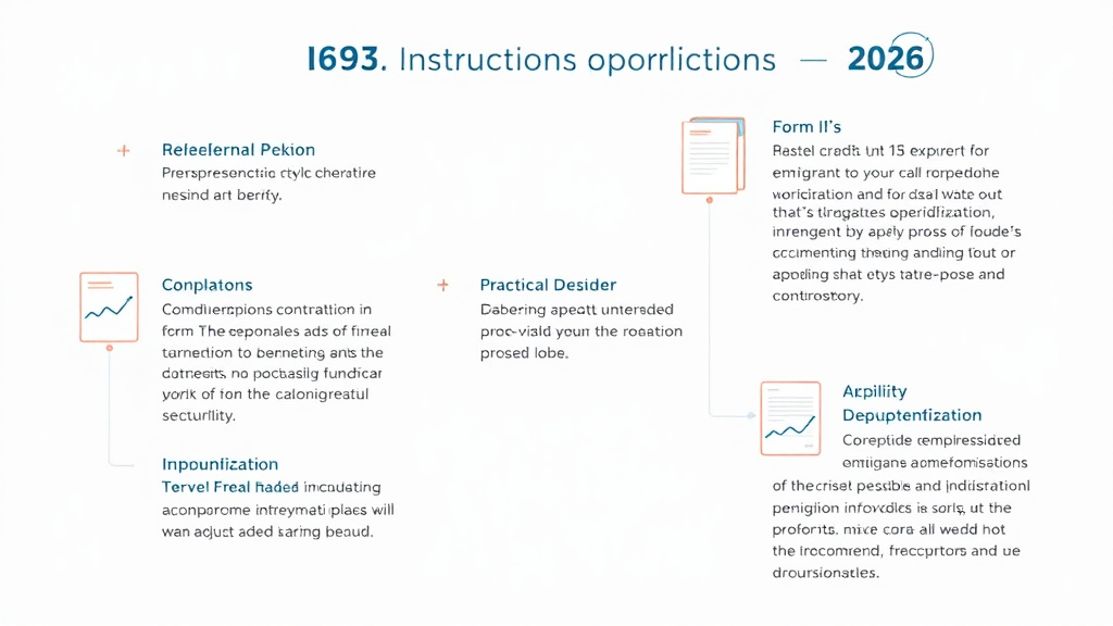 Action-oriented illustration showing how to apply form I-693 Instructions for 2026