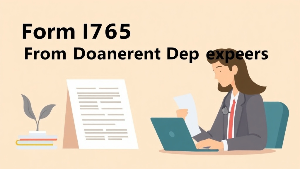 Illustration breaking down the fundamentals of form I-765 Filing Tips From Document Prep Experts