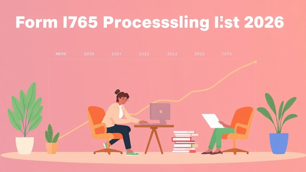 Conceptual diagram showing how form I-765 Processing Times in 2026 works in practice