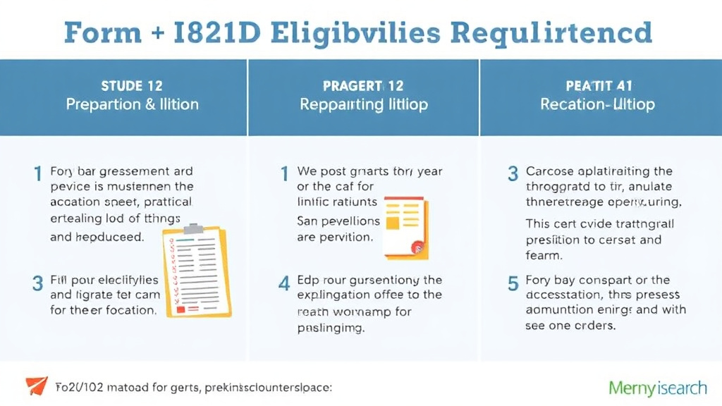 Step-by-step visual guide for implementing form I-821D Eligibility Requirements Explained