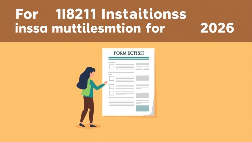 A professional illustration depicting form I-821D Instructions for 2026