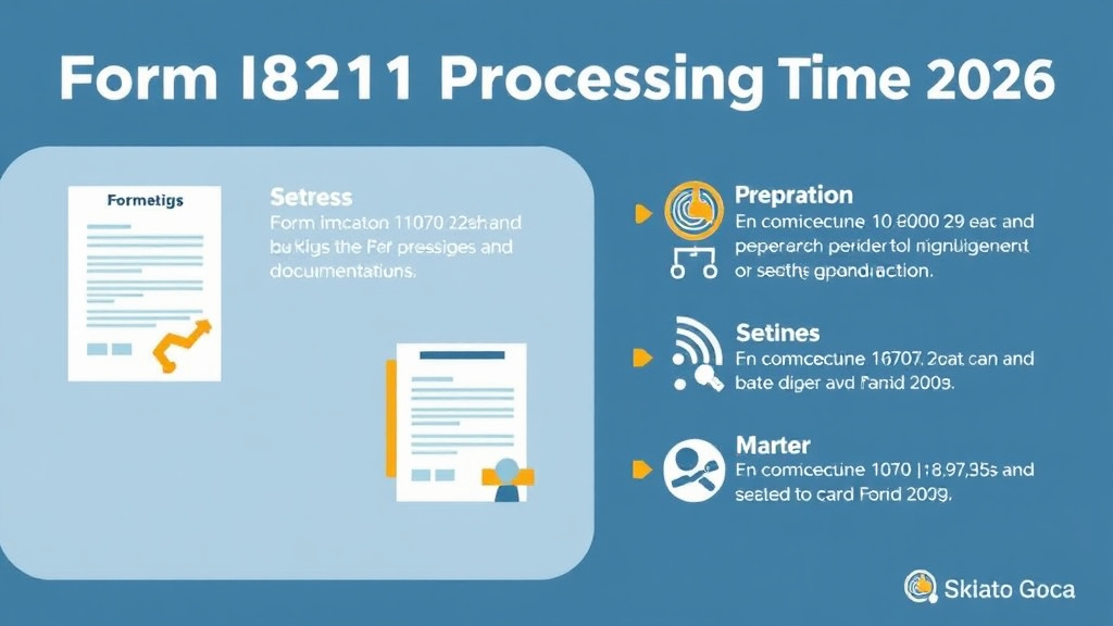 Practical checklist visual for form I-821D Processing Times in 2026