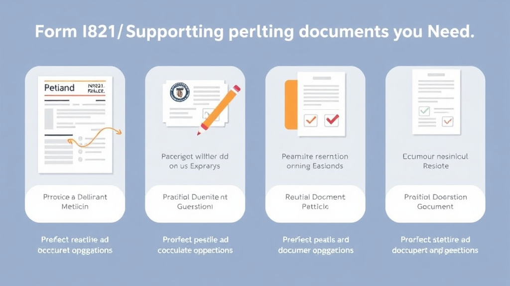 Practical workflow diagram for form I-821D Supporting Documents You Need