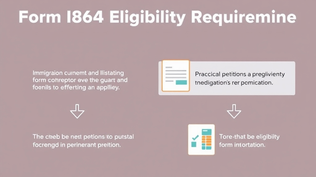 Action-oriented illustration showing how to apply form I-864 Eligibility Requirements Explained