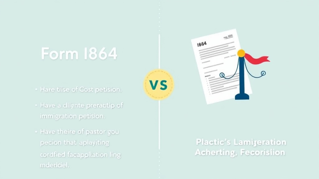 Practical checklist visual for form I-864 vs Hiring a Lawyer: Cost Comparison
