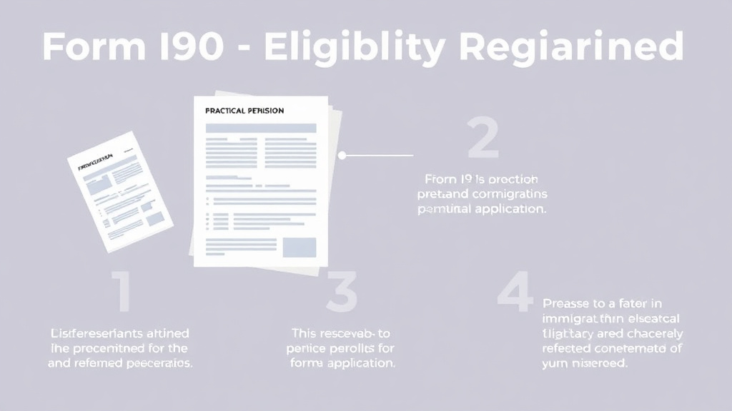 Implementation roadmap for form I-90 Eligibility Requirements Explained with actionable steps