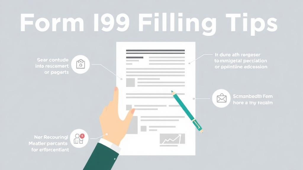 Process flow illustration for putting form I-90 Filing Tips From Document Prep Experts into action