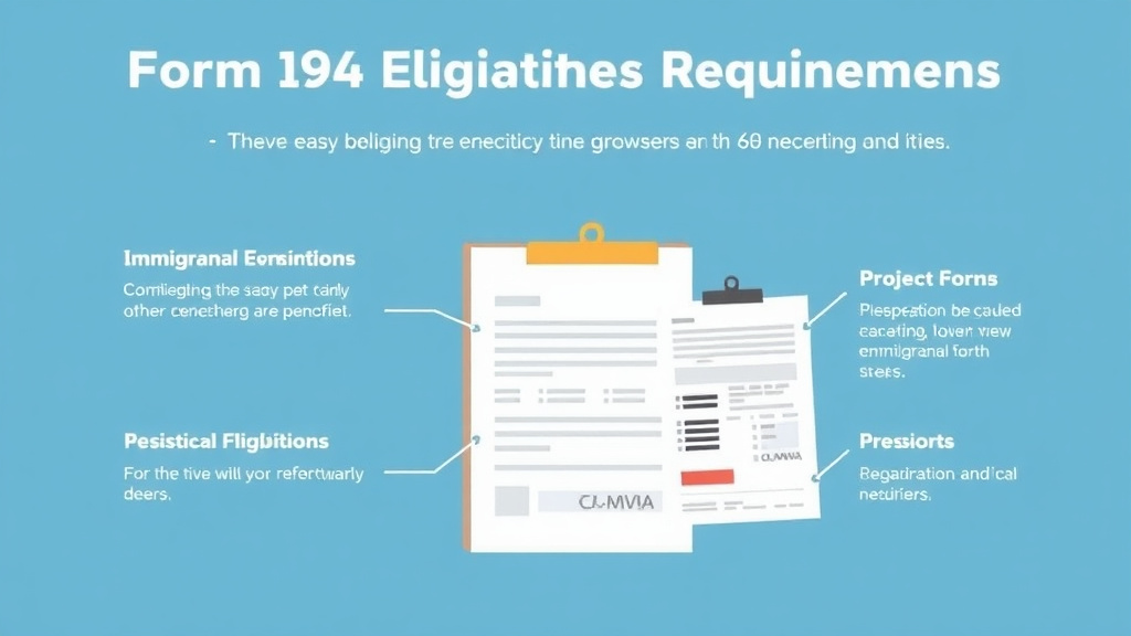 Real-world application diagram for form I-94 Eligibility Requirements Explained