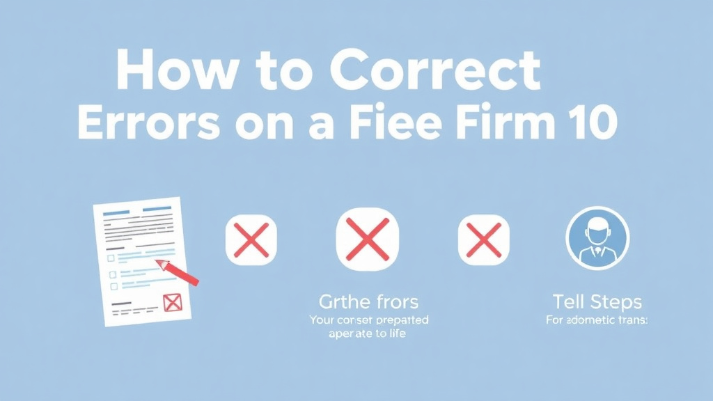 Practical workflow diagram for correct Errors on a Filed Form I-20