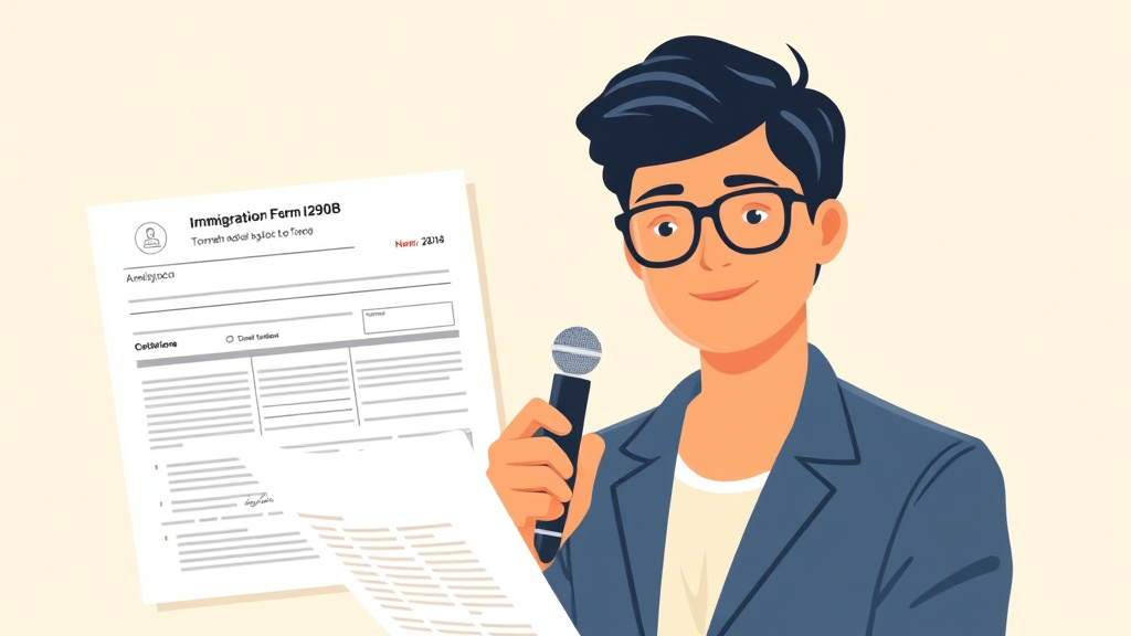 Illustration breaking down the fundamentals of correct Errors on a Filed Form I-290B