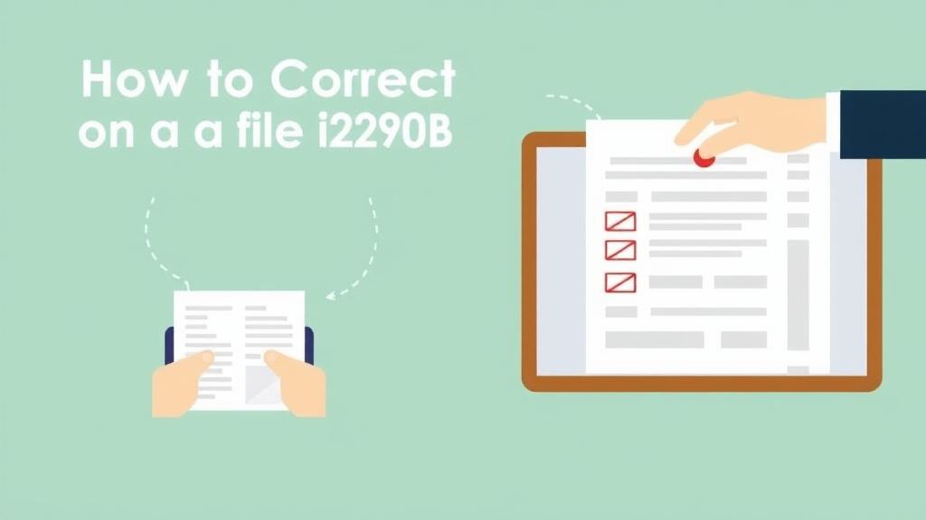 Implementation roadmap for correct Errors on a Filed Form I-290B with actionable steps