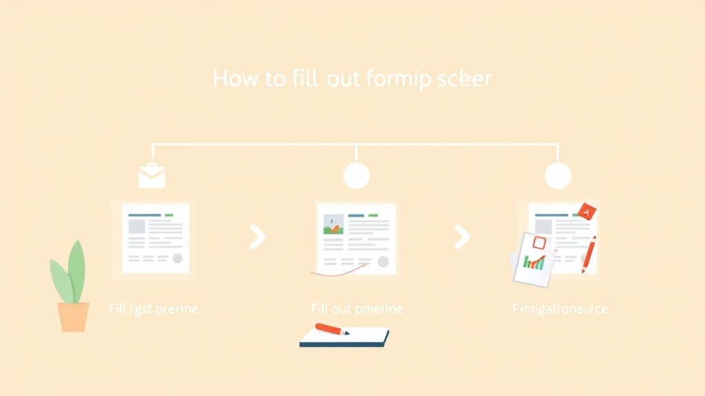 Detailed visual representation of fill Out Form I-20 Step by Step