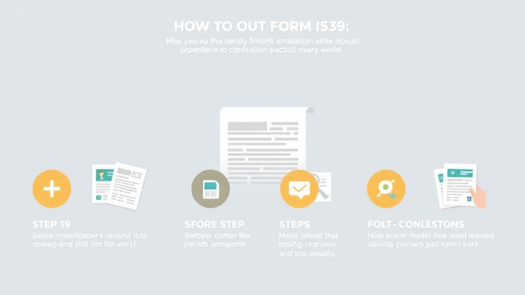 Step-by-step visual guide for implementing fill Out Form I-539 Step by Step