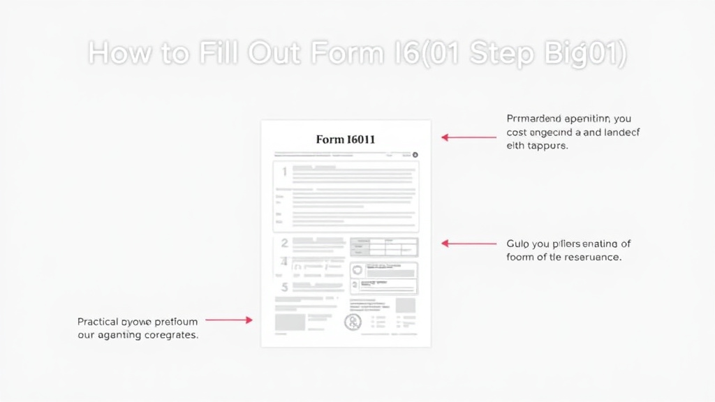 Step-by-step visual guide for implementing fill Out Form I-601 Step by Step