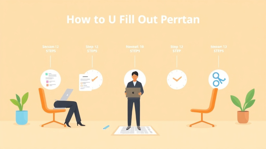 Detailed visual representation of fill Out Form I-765 Step by Step