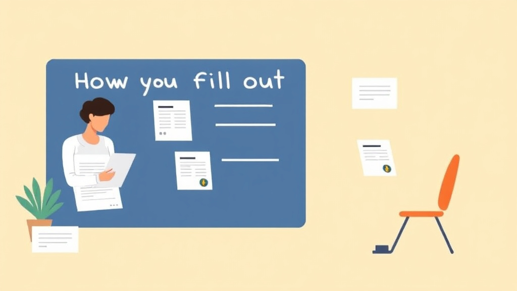 Educational graphic covering the essentials of fill Out Form I-821D Step by Step