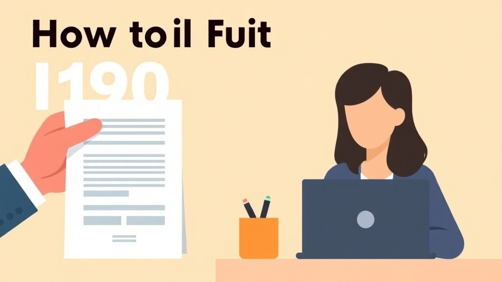 Conceptual diagram showing how fill Out Form I-90 Step by Step works in practice