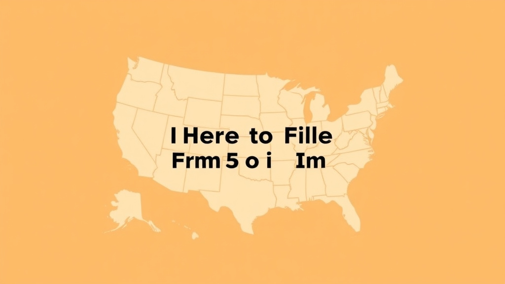 An informative visual explaining where to File Form I-140 by State for beginners and professionals