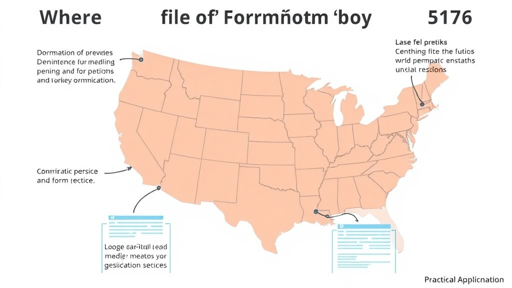 Process flow illustration for putting where to File Form I-140 by State into action