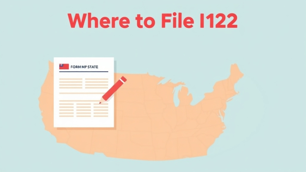 Detailed visual representation of where to File Form I-212 by State
