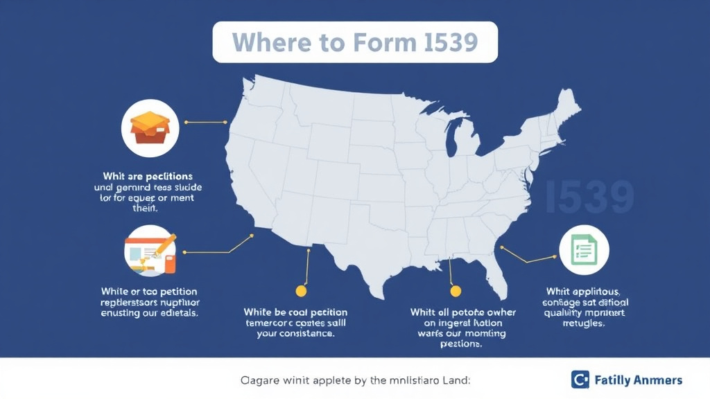 Practical workflow diagram for where to File Form I-539 by State