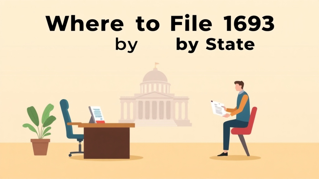 Conceptual diagram showing how where to File Form I-693 by State works in practice