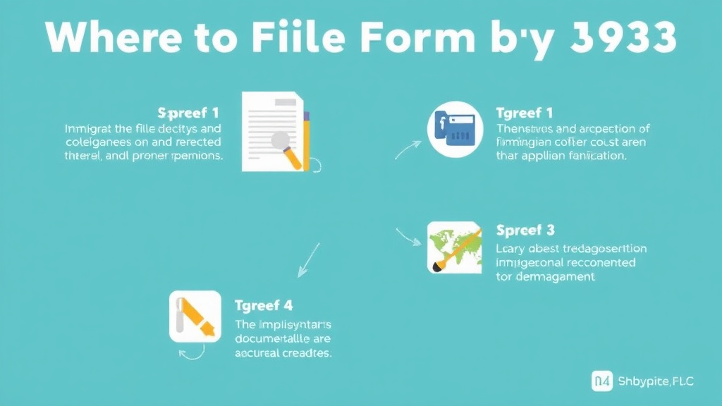 Process flow illustration for putting where to File Form I-693 by State into action