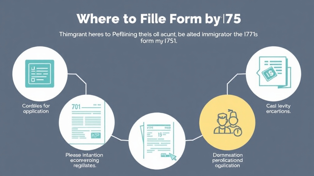 Action-oriented illustration showing how to apply where to File Form I-751 by State