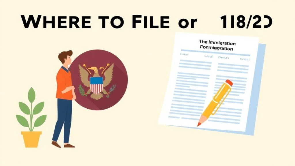 Clear illustration of where to File Form I-821D by State with supporting details