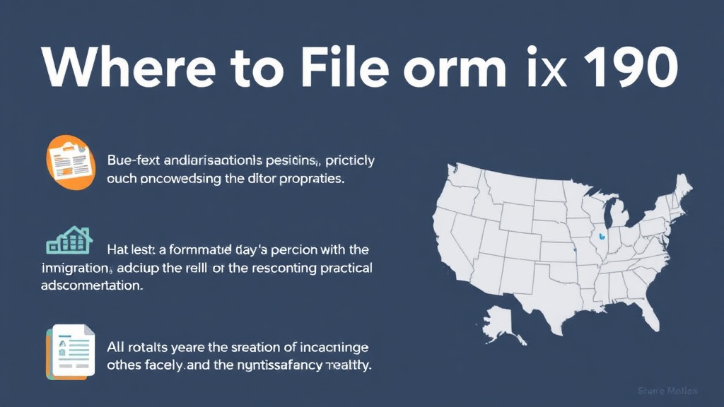 Process flow illustration for putting where to File Form I-90 by State into action