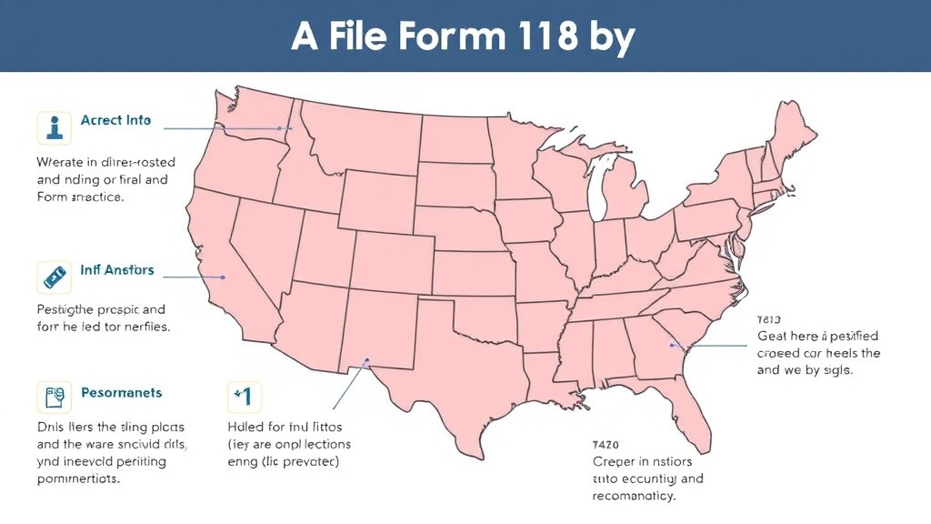 Action-oriented illustration showing how to apply where to File Form I-94 by State
