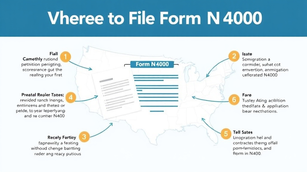 Practical workflow diagram for where to File Form N-400 by State